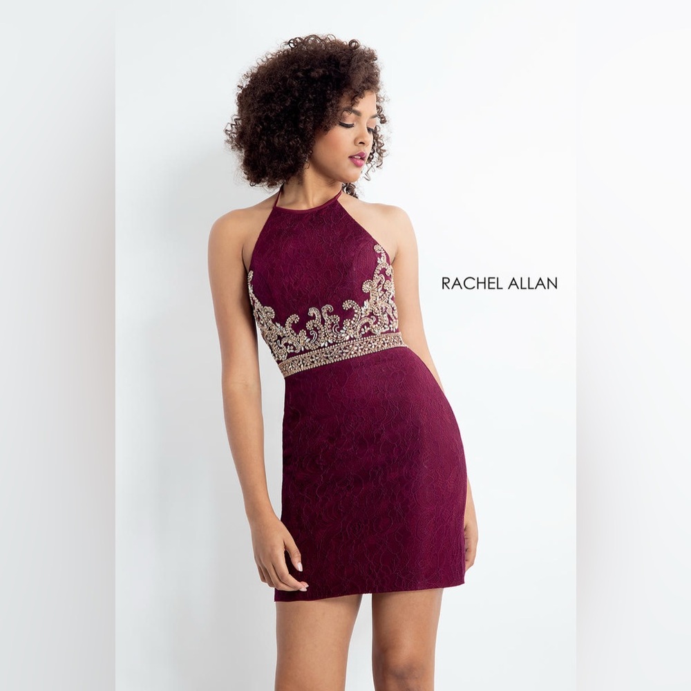 🌟Host Pick🌟Rachel Allan Black Cherry Dress